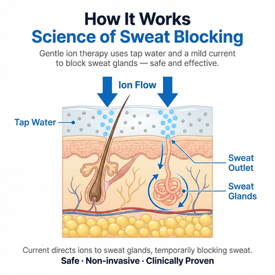 Iontophoresis Device for Hands & Feet